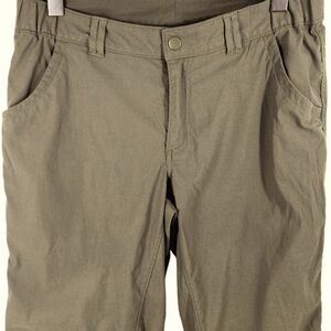 Duluth Trading Co Capri Pants Women's Size 10 Green Cropped Length